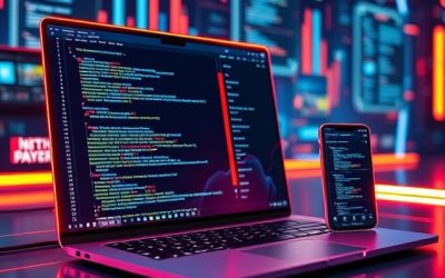 Futuristic Website Interface